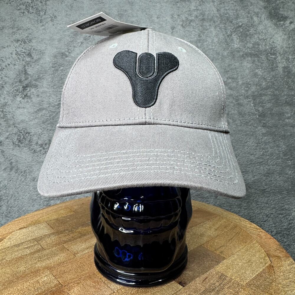 Destiny Bungie Gaming Hat Cap NEW Gray Canvas Snapback OS Adult Bioworld